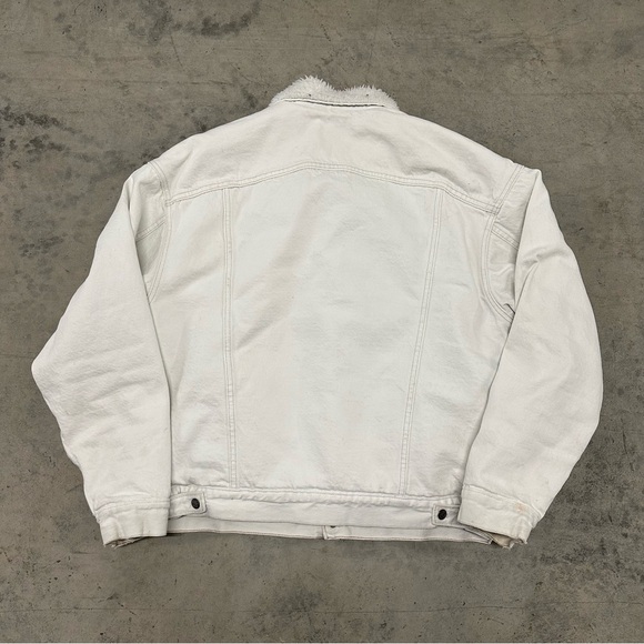 Vintage Levi’s Denim Sherpa Fur Lined Jacket VNTG - Picture 14 of 14